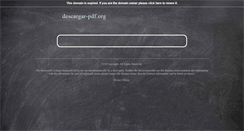 Desktop Screenshot of descargar-pdf.org